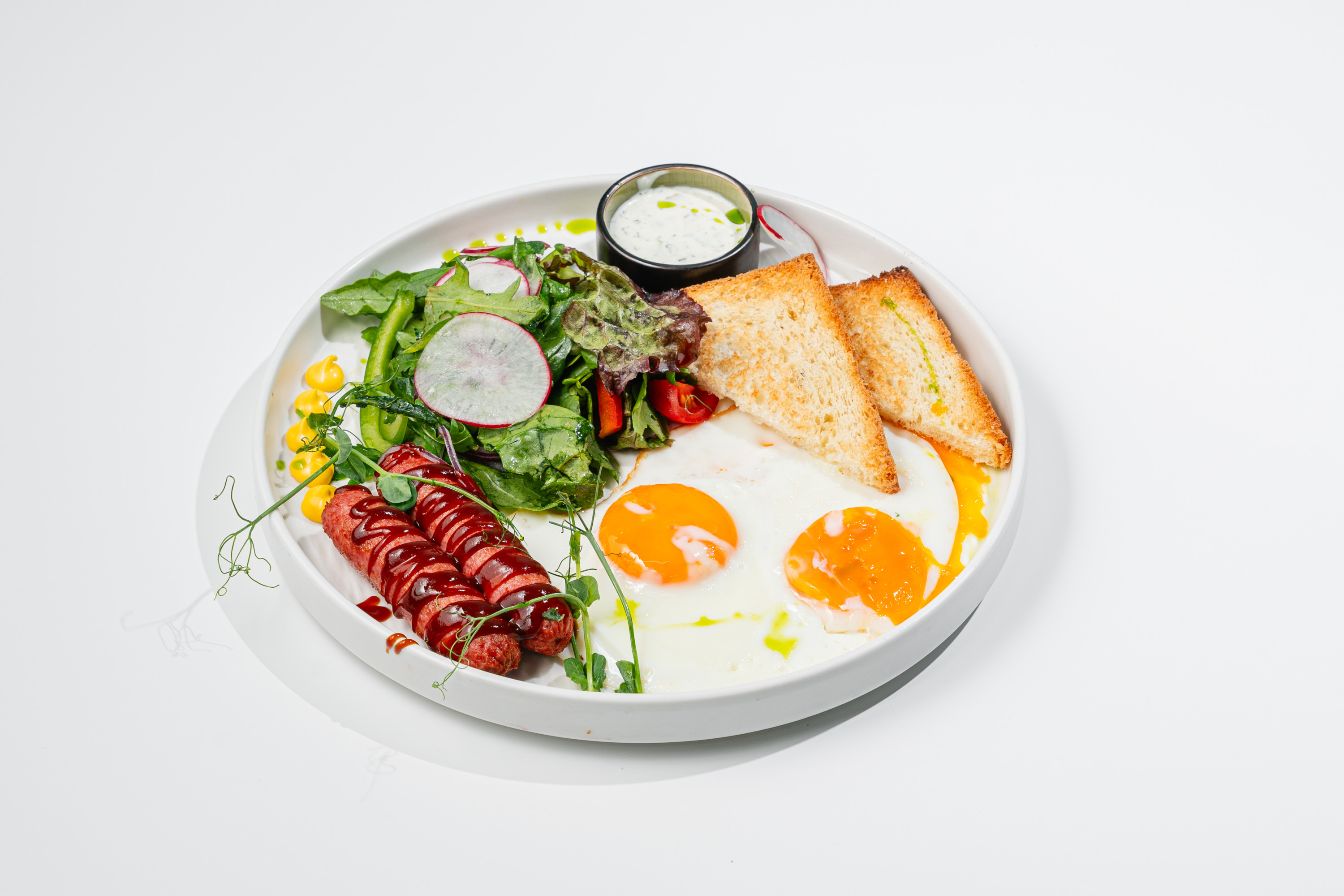 Глазунья на тосте