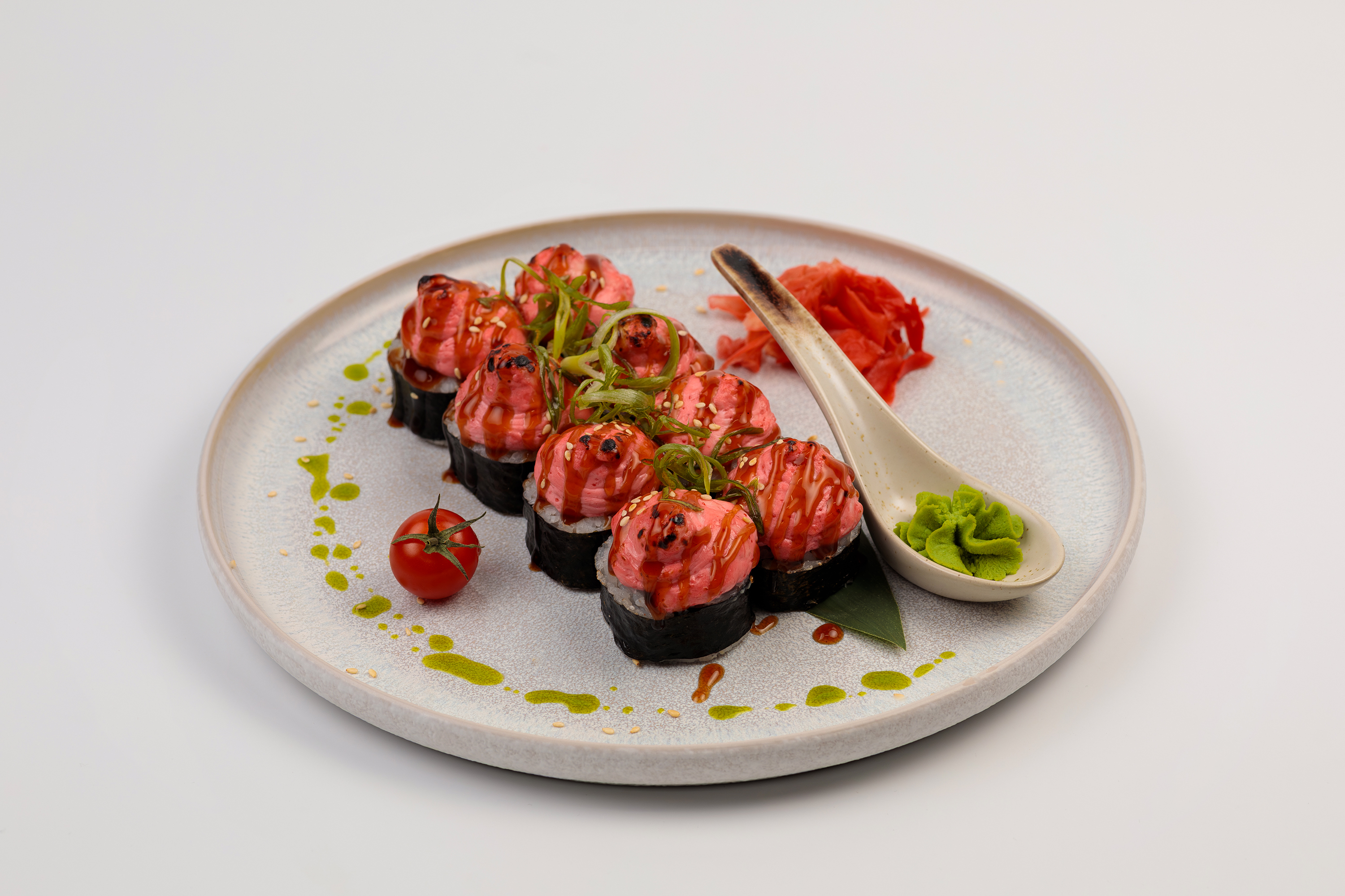 Запеченный с лососем