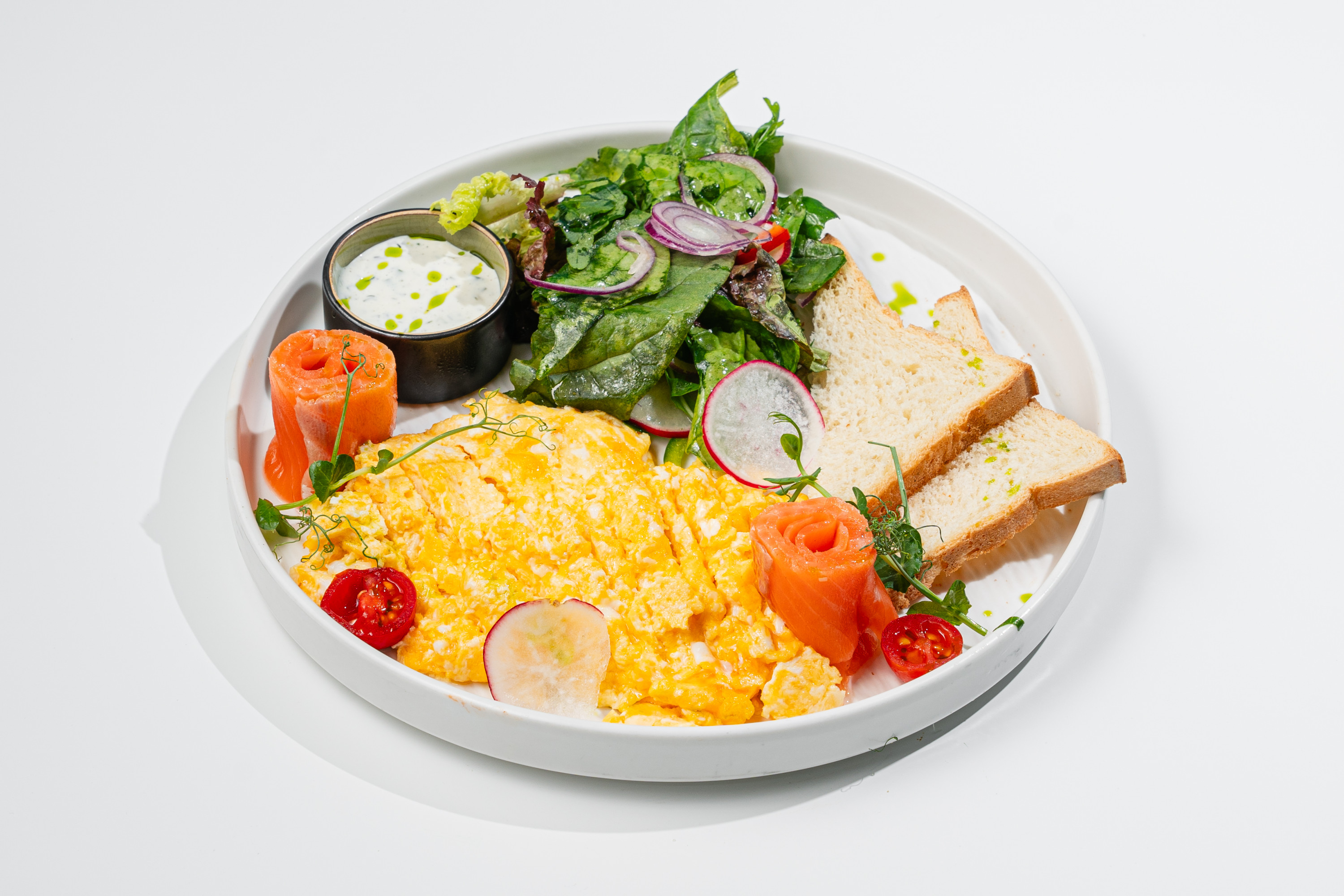 Скрэмбл на тосте