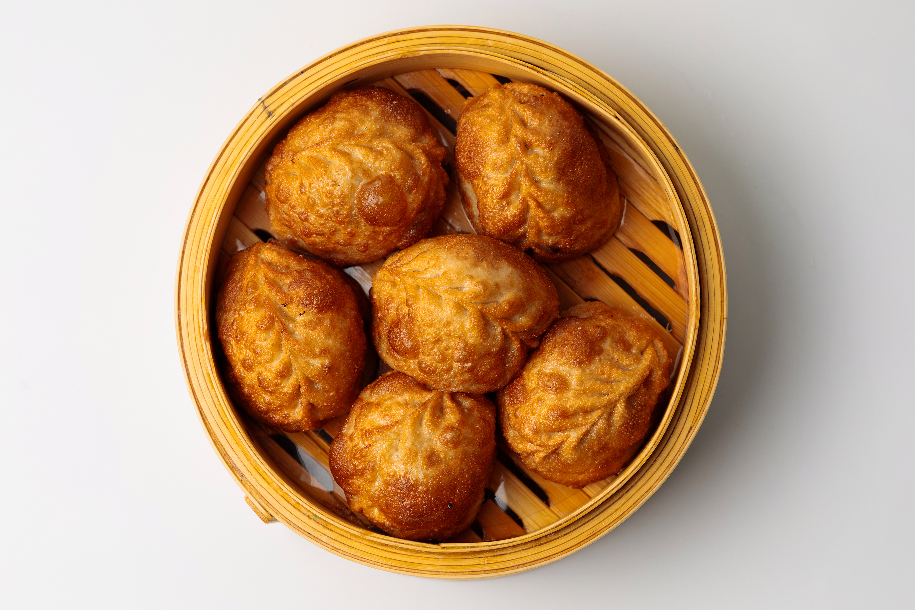 Жаренные манты с мясом и с тыквой (1 шт)