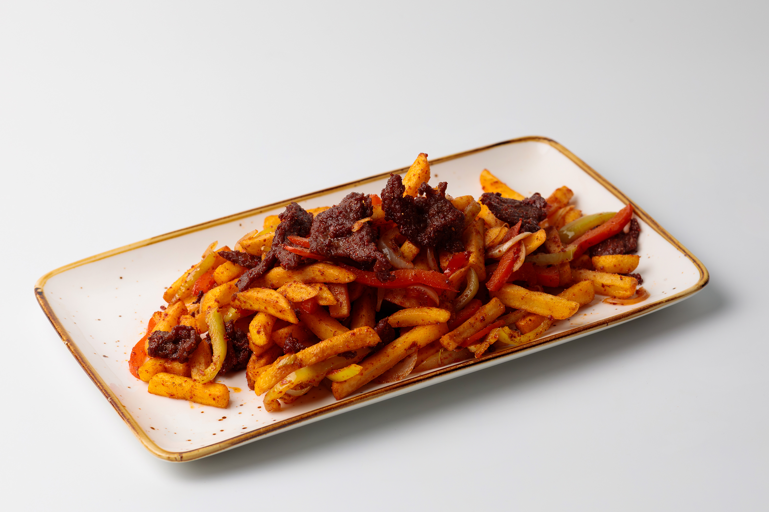 Фри с мясом