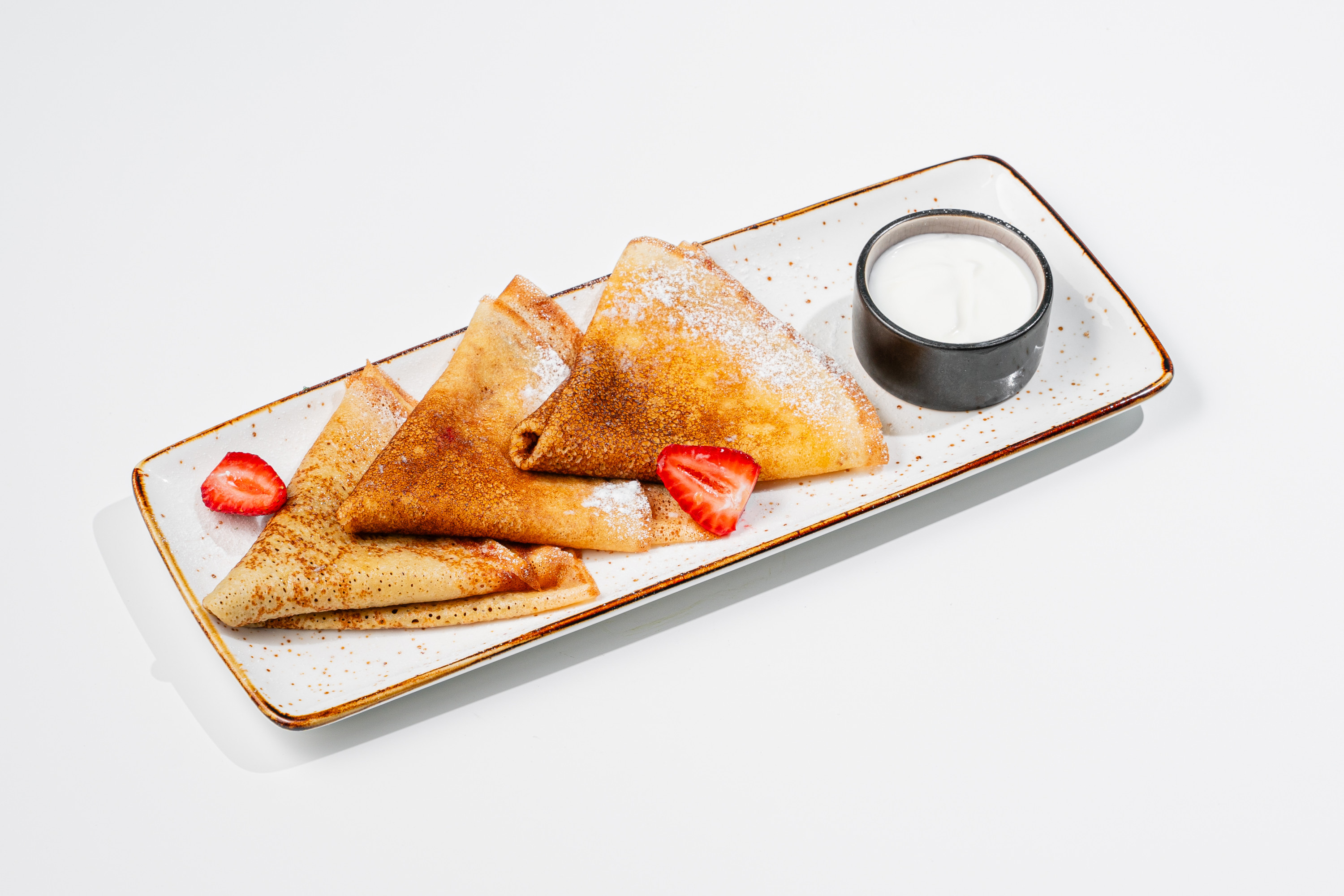 Блины со сметаной