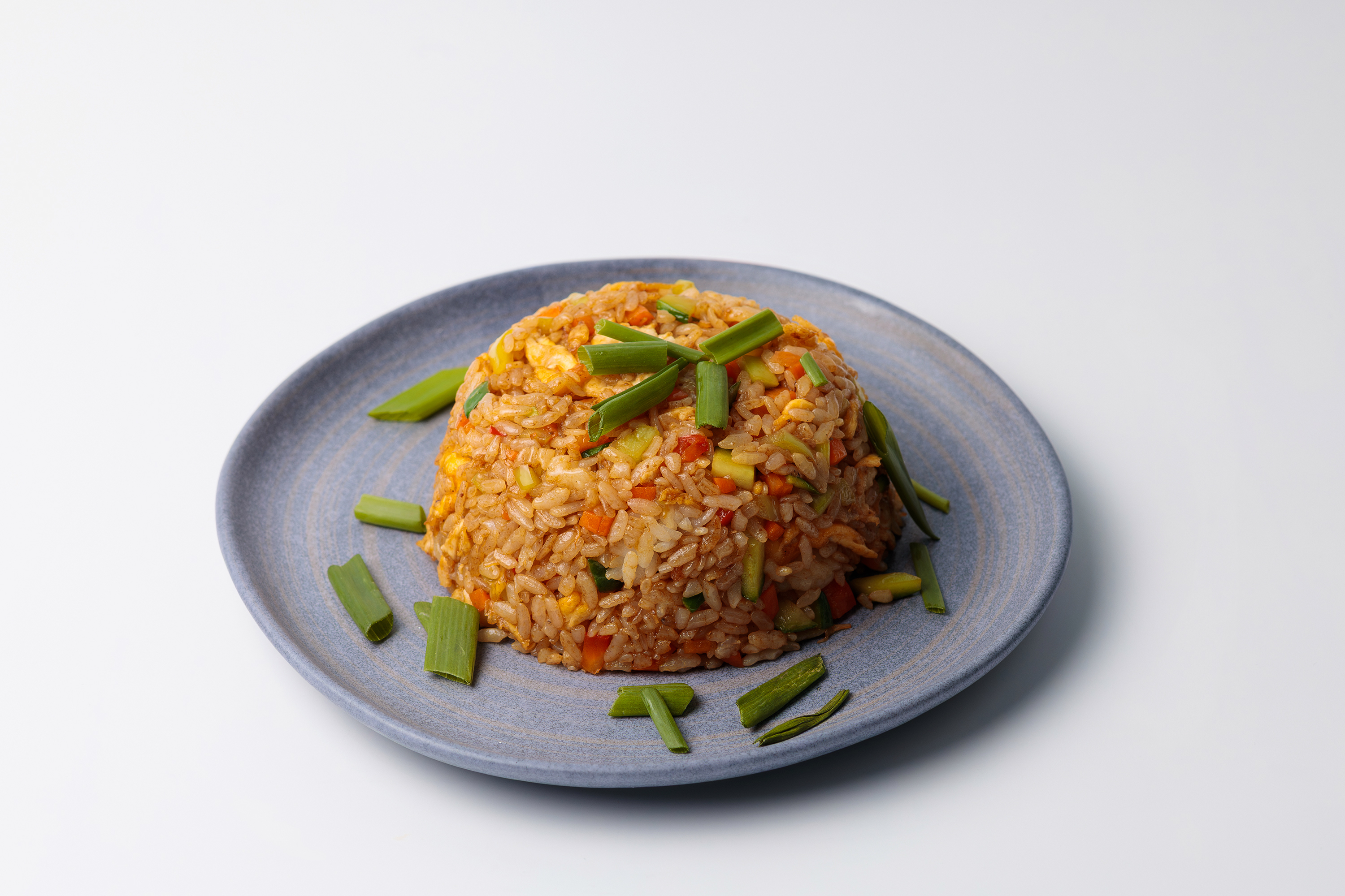 Жаренный рис с овощами