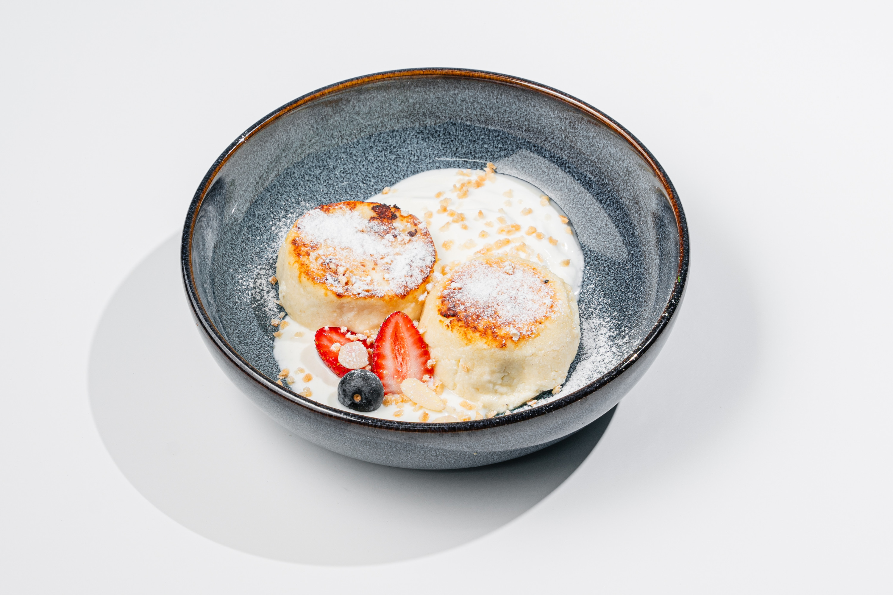 Сырники со сметаной